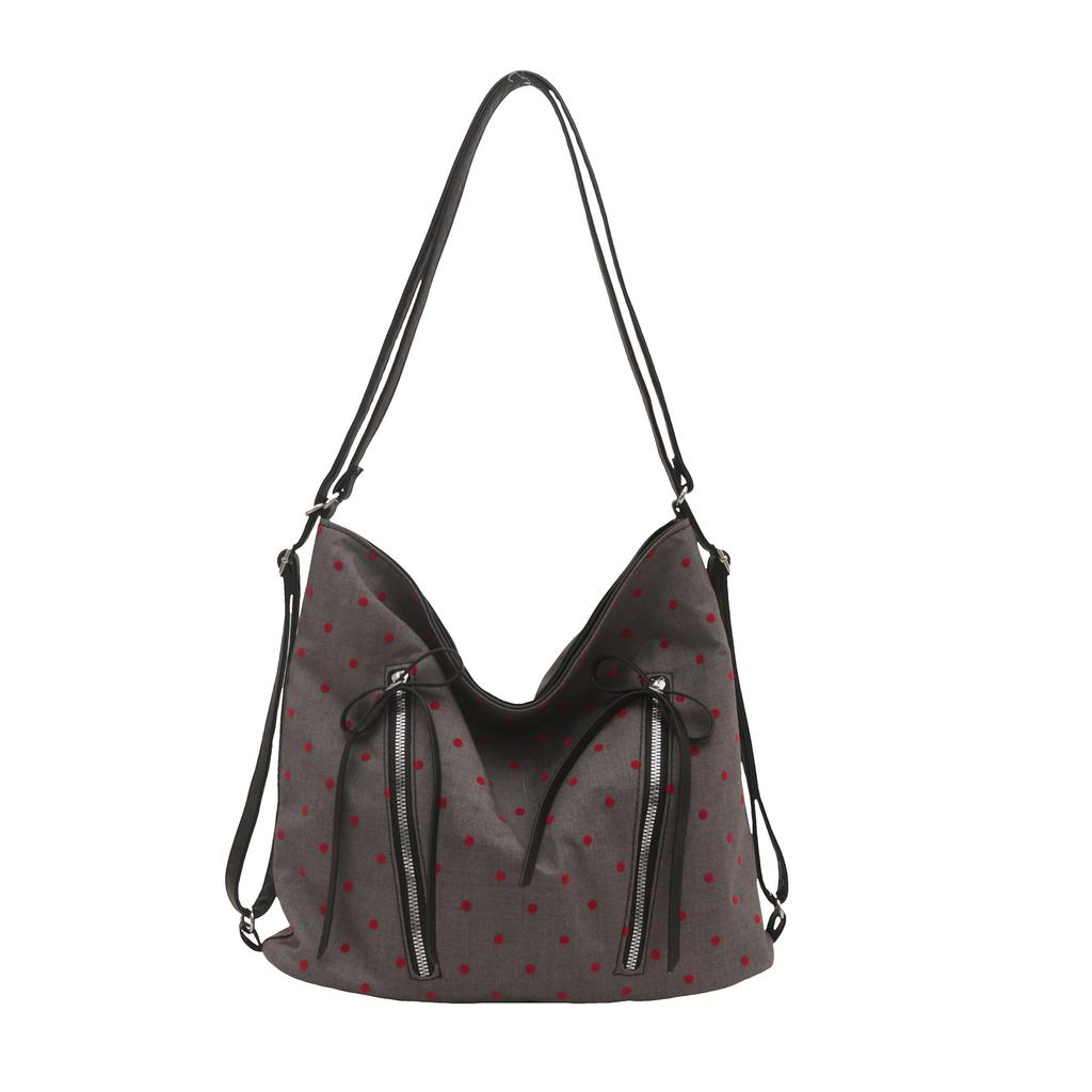 Casual Shoulder Bag Texture Personalized Double Back Class Large-capacity Bag Women's 2025 New Simple Commuter Tote Bag