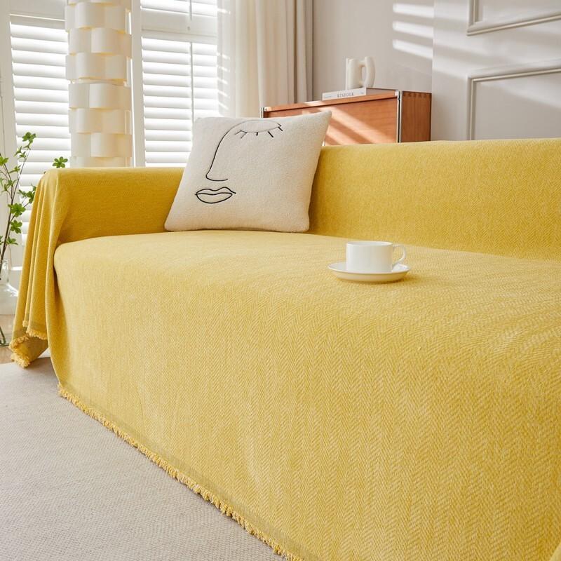 Modern Chenille Sofa Towel Cover Simplicity Thickened Anti Slip Sofa Cover Cloth