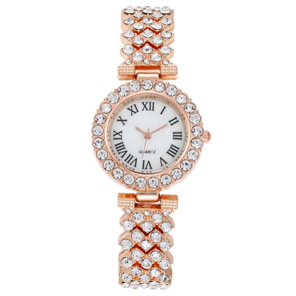 Popular Luxury Set, Bracelet Watch, Diamond-Encrusted Women'S Five-Piece Gift Box, Quartz Watch