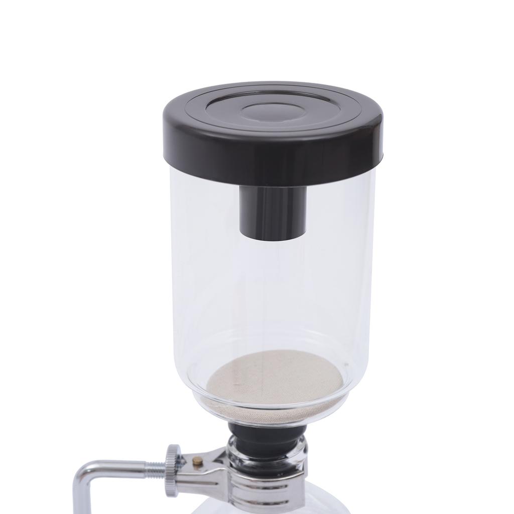 Vintage Siphon Vacuum Coffee Maker - 360ml Capacity Glass & Stainless Steel Rich Flavor Ideal for Home & Café Barista & Gifting
