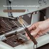 Coffee Brush Grinder Cleaning Tool Bar Counter Powder Home Coffee Brush Remove Coffee Residue Wooden Handle Espresso Brush