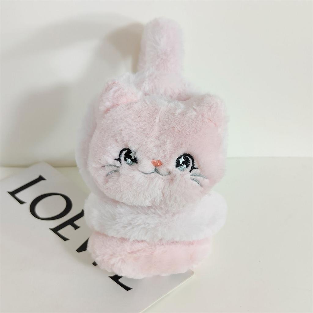 Cute Cat Plush Ear Protectors for Children, Winter Cold Protection Ear Protectors for Boys and Girls