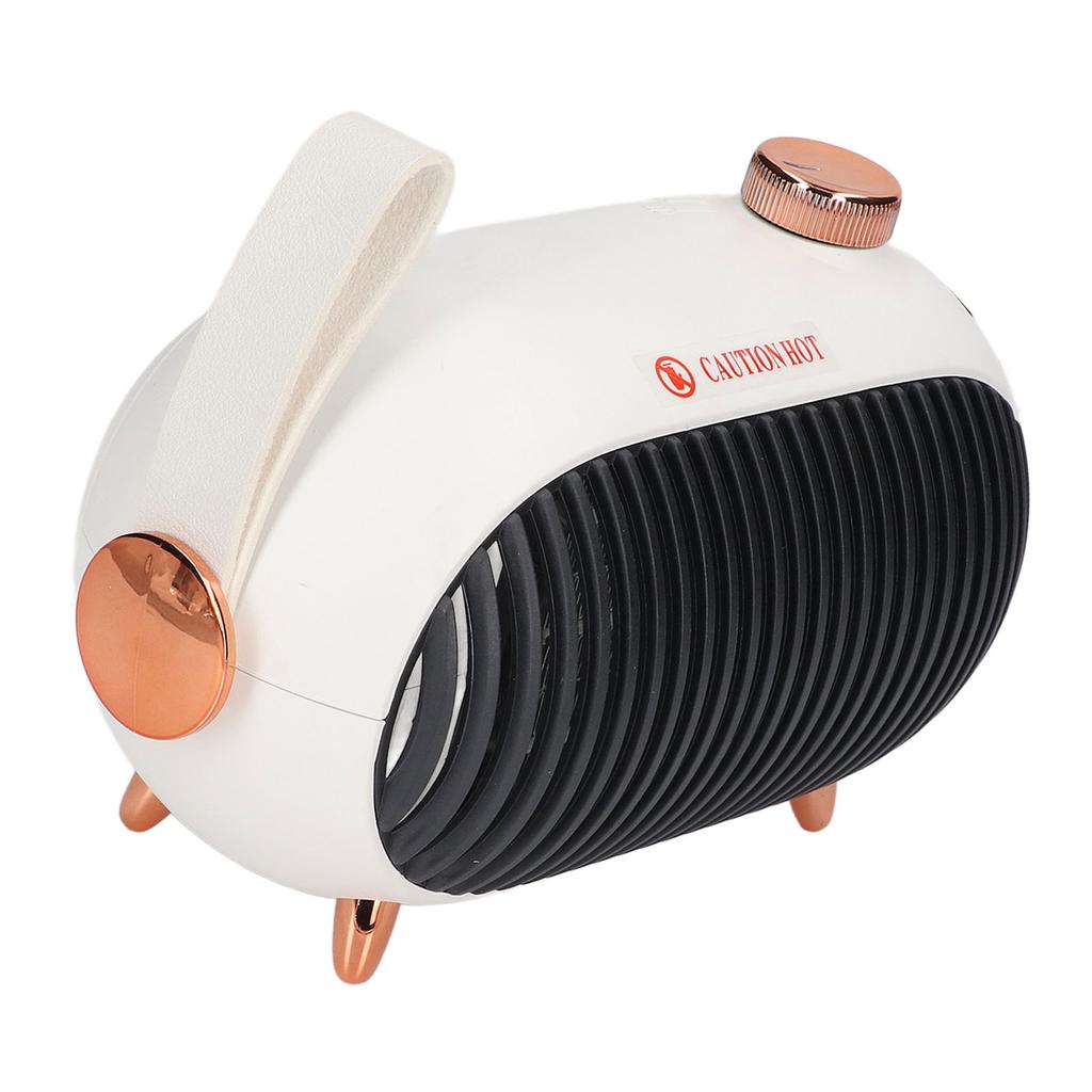 Small Space Heater 900W PTC Ceramic Fast Heating 3 Level Adjustment Mute Overheating Protection Desk