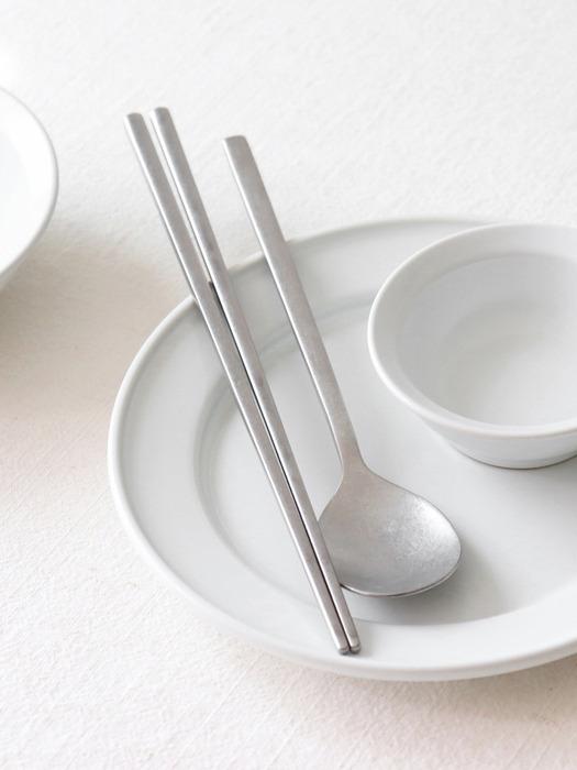 kamomekitchen старая корейская ложка из нержавеющей стали spoon