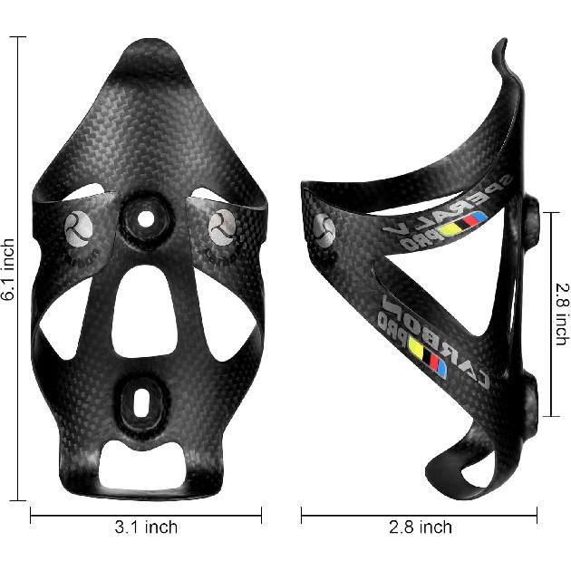 Carbon Fiber Water Bottle Cages 18g Lightweight Bicycle Water Bottle Holder Bike Cages Brackets Road Bike MTB Bicycle Path Water Cycling Parts