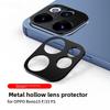 2Pcs Lens Protector for OPPO Reno 15F 15FS Metal Hollow-out Rear Lens Protector for OPPO Reno 15 FS Matte Finish Drop-resistant