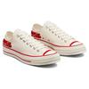 Converse 1970s Classic Trend Durable Low Top Canvas Shoes Unisex Sneakers White Red A04176C