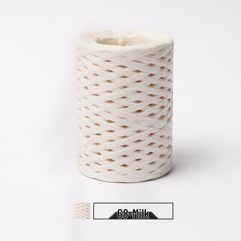 Cotton Raffia Yarn for Crocheting and Knitting Summer Hats and Bags