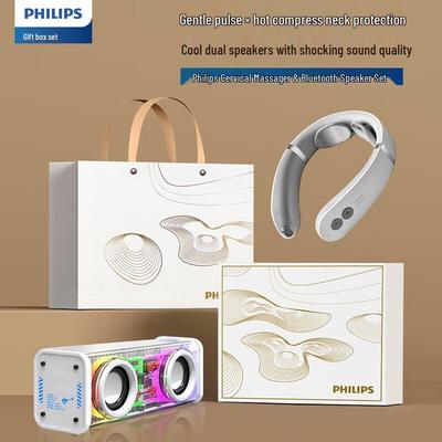 Set Regalo Massaggiatore per il Collo & Altoparlante Bluetooth Philips Spina CN (adattatore incluso)