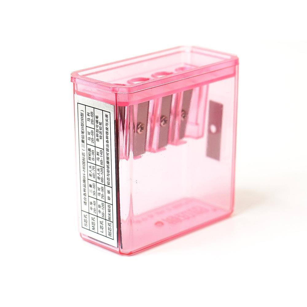 4 Holes Pencil Sharpener Multi-functional Sketching Students Manual Sharpener  Sketching Use