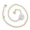 Tea Flower Waist Chain Accessory For Women With Interwoven Metal Chain For Casual Wear