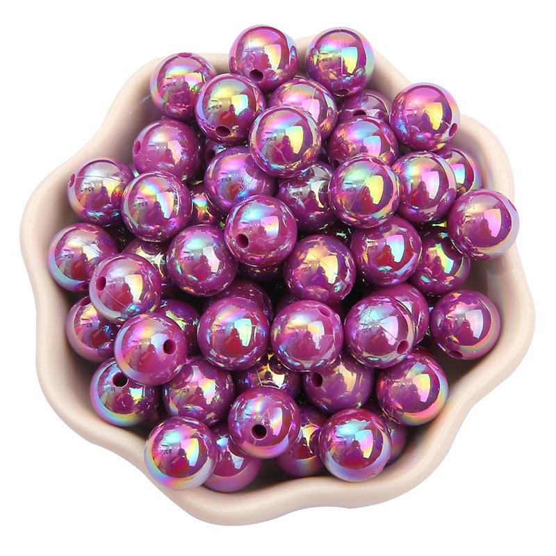 6/8/10mmABS Imitation Pearl AB Color Round Beads DIY Handmade Beaded Loose Bead Material Hair Accessories