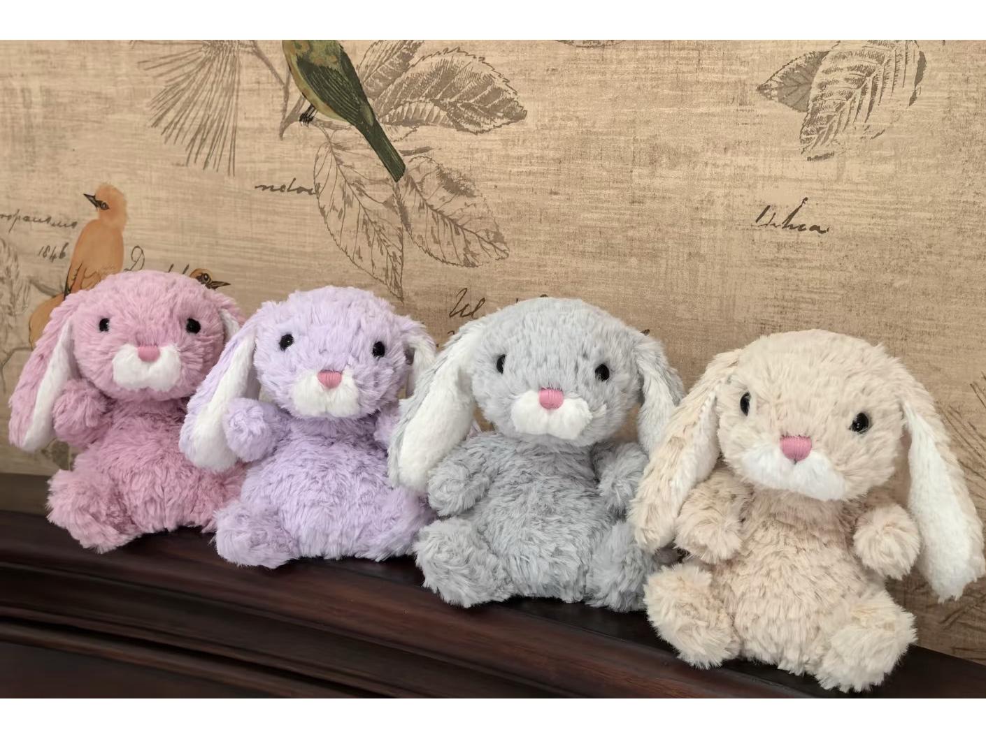 

Sweet Little Jellycat-Style Rabbit Plush Toy 13CM with 3 Tags and Dust Bag фиолетовый