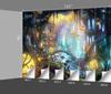 Fantasy Forest Tapestry, Dreamy Enchanted Wall Art with Glowing Bridge & Butterflies for Cozy Bedroom & Aesthetic Spaces