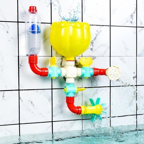 

DIY сборка водопровода водяное колесо распыление детская ванна играть душ ванна игрушка