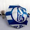1 PC Automatic Folding Umbrella - FC Schalke 04 Custom Name Pattern, Portable & Foldable Design with 8 Ribs, Christmas Birthday Gifts