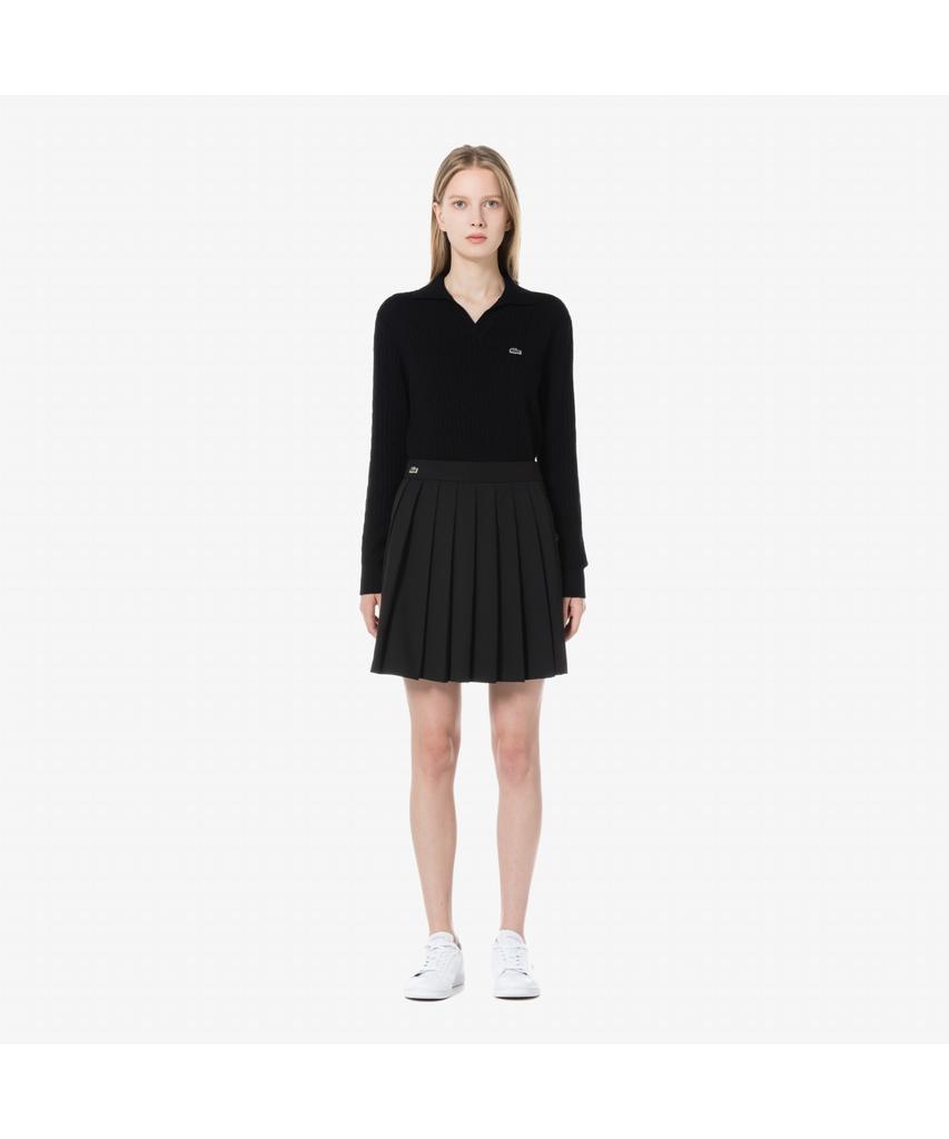 Lacoste Women'S Mid-Length Pleated Skirt Jf408E-54N 031