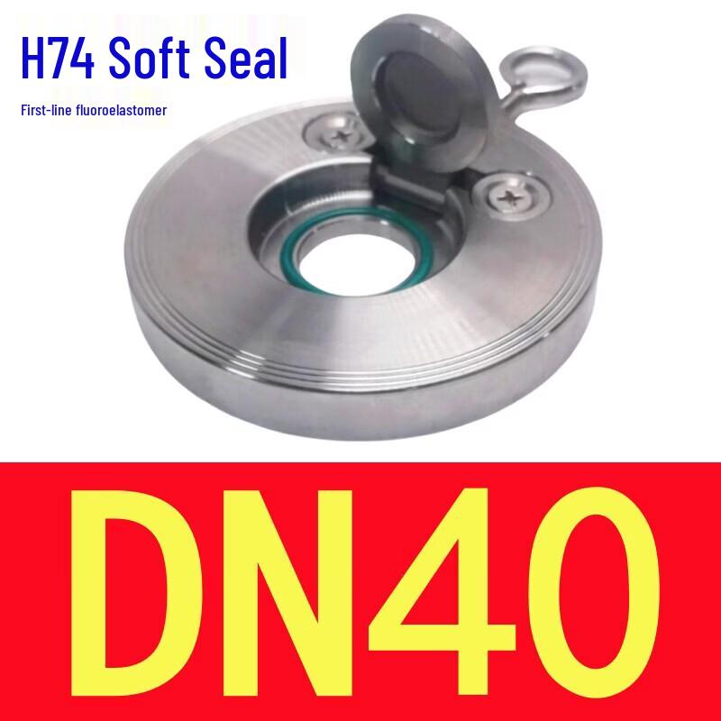 Rongyu 304 Stainless Steel Fluororubber Wafer Check Valve