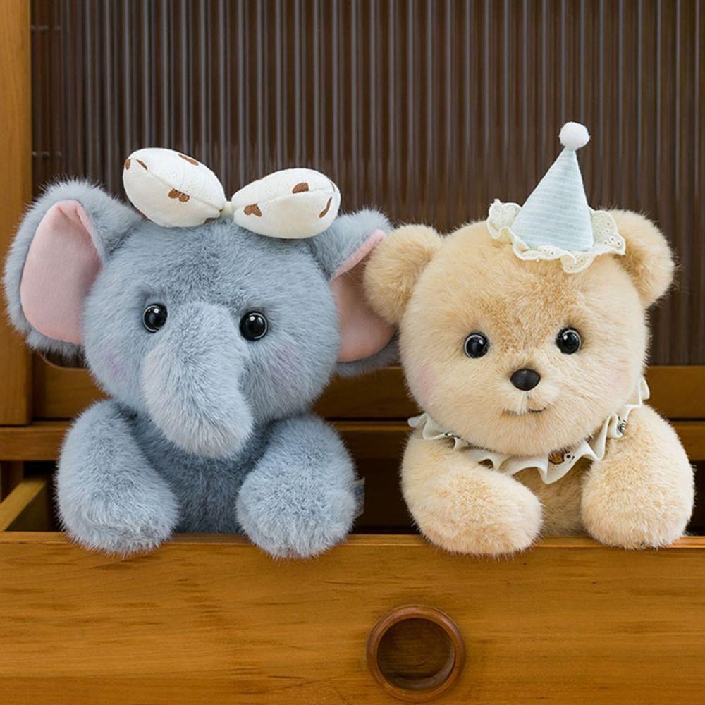 Stuffed Animals Elephant Plush Toys Throw Pillow Lamb Animals Doll  Children Gift