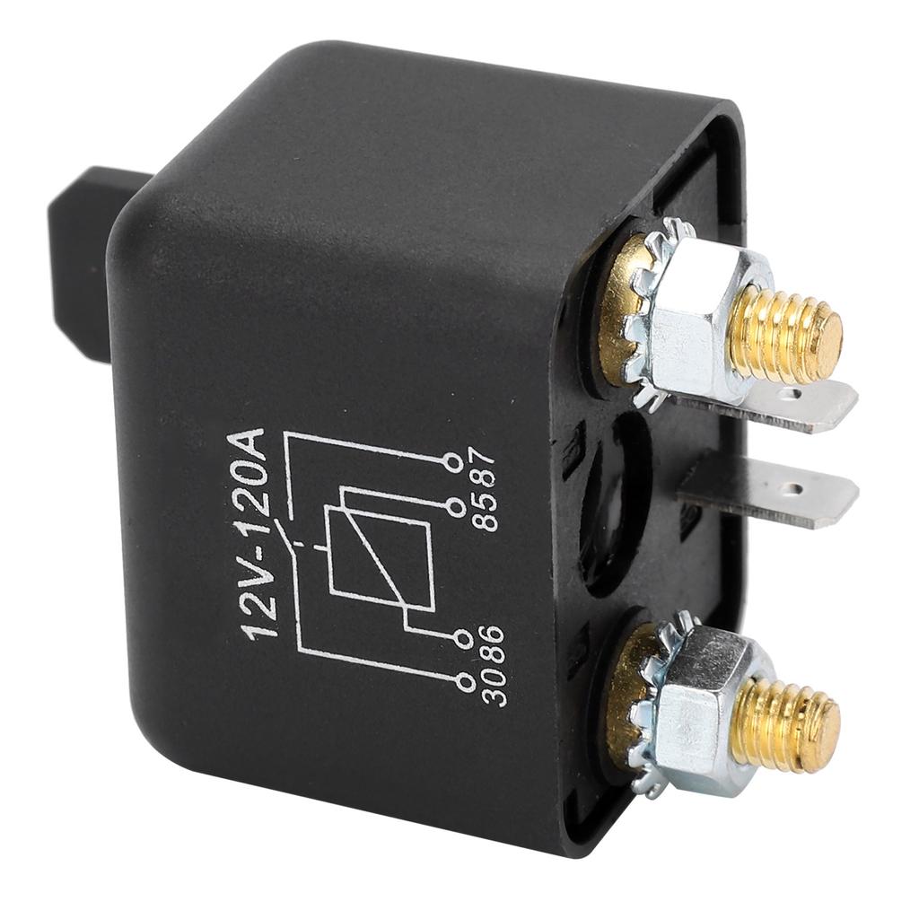 Start Relay 4?Pin Normally Open Lightweight Replacement Part for Car 12VDC 120A
