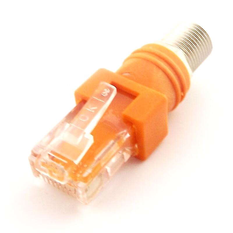 CommKing RJ45 To F-Type Coaxial Cable Adapter