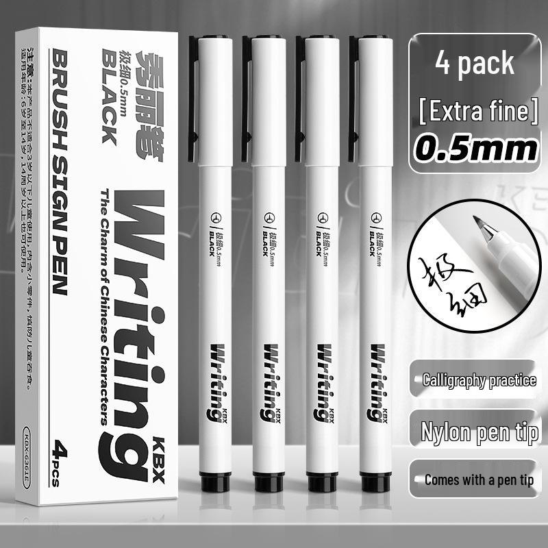 Premium Calligraphy Pens with Brush Nibs for Students and Adults Practicing Calligraphy and Copying Buddhist Scriptures At Home.