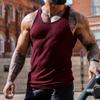 Letnia Męska Kamizelka Top na Siłownię Koszulka Bez Rękawów Kamizelka Sportowa Fitness KTB