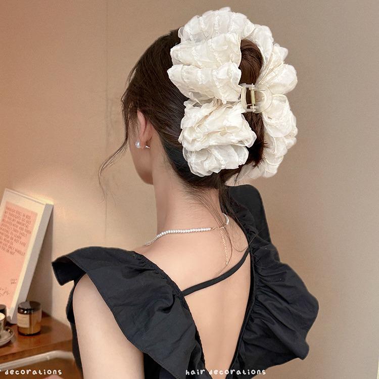 2024 Volume-Boosting Shark Clip: Fairy Bow Claw Hair Accessory