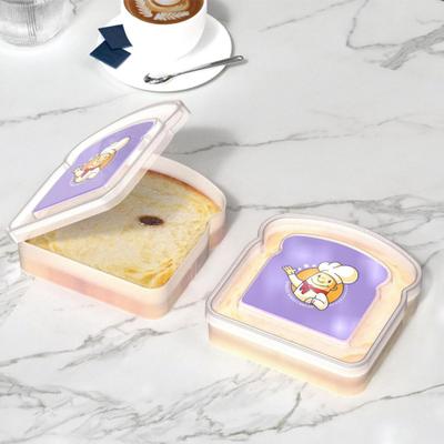 Transparent Bread Box Food Grade BPA Free Reusable Lightweight Portable