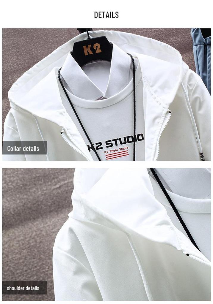 2025 Autumn/Winter Men's Trendy Casual Two-Piece Sports Suit