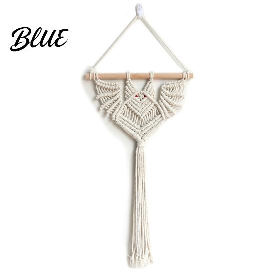 Hanging Planter Gothic Plant Holder Pot Stylish Tapestry Succulent Bat Woven Design Air Home Decor