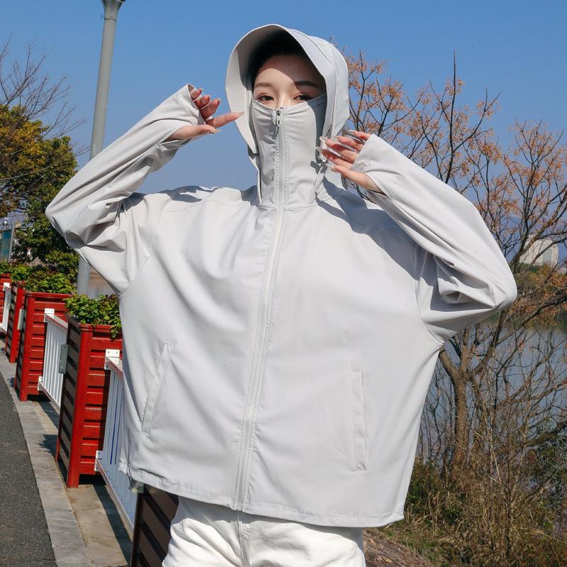 2025 Lightweight Breathable Ice Silk Sun Protection Clothing - Plus Size, Unisex, Summer Outdoor Wear