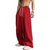 Men's Trendy Versatile Loose High Street Design Straight Leg Pants