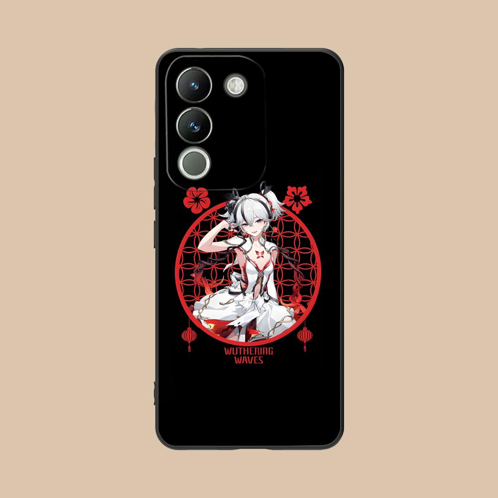 Wuthering Waves Camellya Phone Case for VIVO V60 V50 V40 V30 V29 V27 V25 V23 Pro Lite 5G Colorful Printing Cover Luxury Pretty