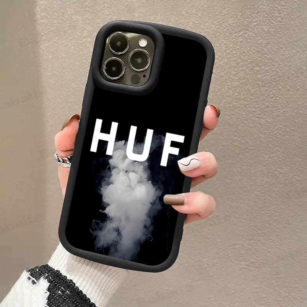 Brand H-HUF Phone Case For iPhone 11 12 13 16 15 17 14 Pro Max Soft Funda Silicone Cover