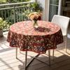 Kitchen Dining Household Furniture Washable Fabric Easy Care Round Cotton Table Cloth