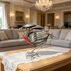 Handmade Scrap Metal Bird Statue Eco-friendly Recycled Bird Ornament Bird Art Figurine  Home Decor