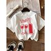 Red Wine & VINO? Printed Fashion Short-Sleeve, Casual Round-Neck T-Shirt, Women'S Clothing