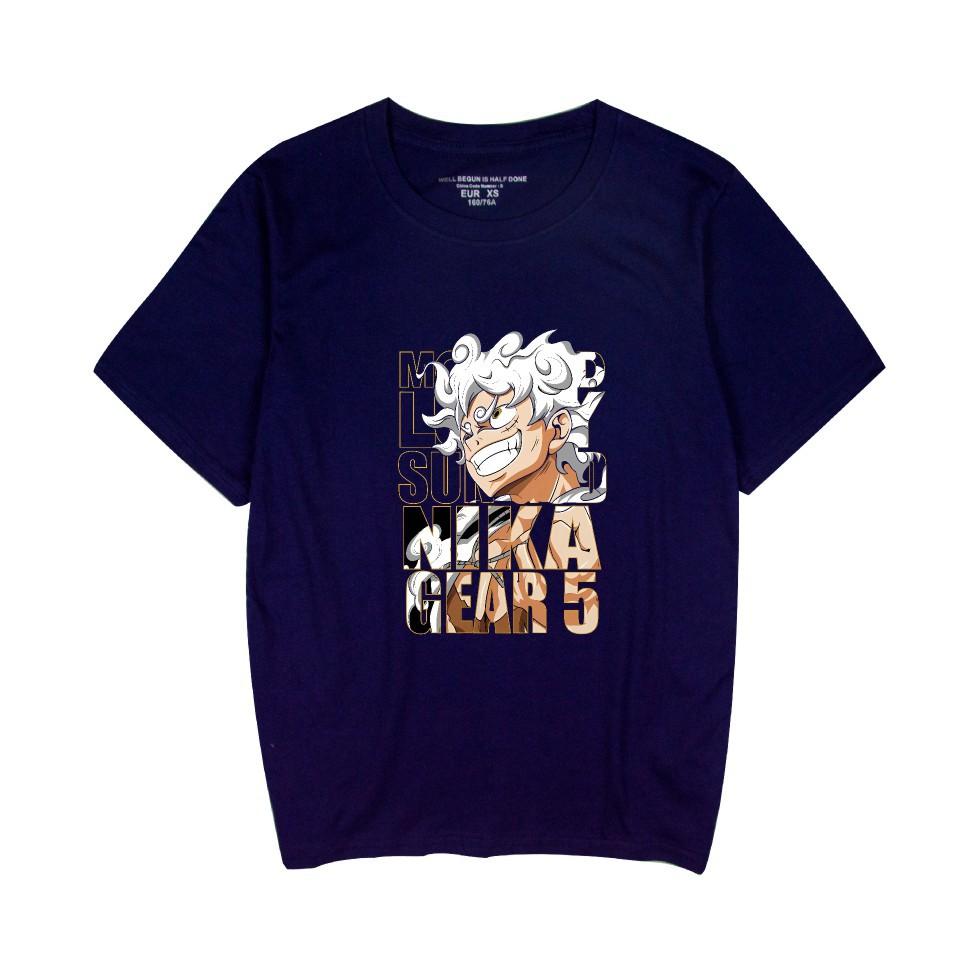 ONE PIECE Anime Clothing Trendy Tees Loose Casual Crewneck Tops for Women Men Short Sleeve T Shirts