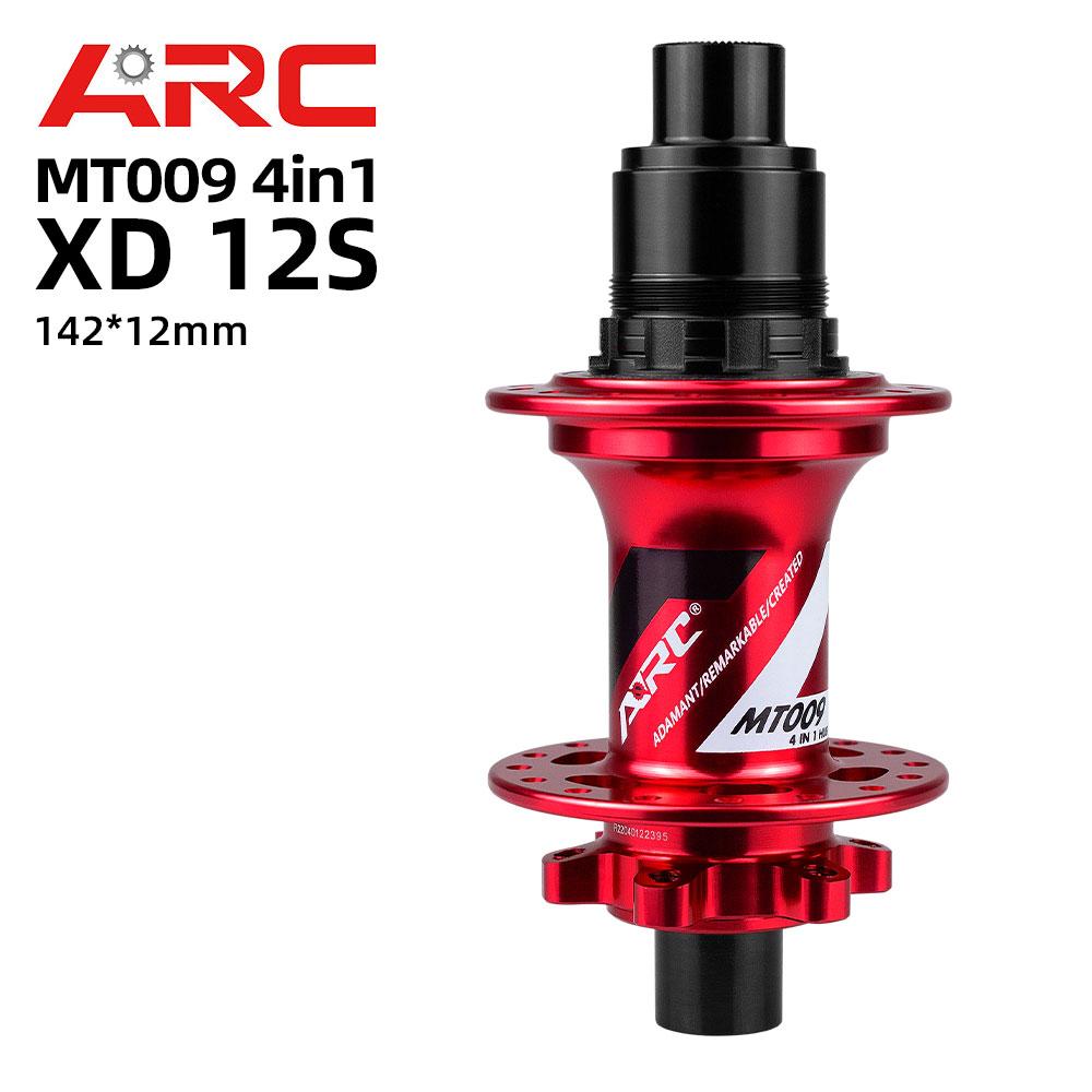 ARC MT009 Front Rear Bicycle Hubs 32 Holes MTB Mountain Bike NBK Sealed Bearing Hub 6 Pawls 114 Clicks Noise HG XD MS 8-12-Speed