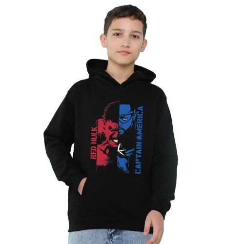 Captain America Childrens/Kids Red Hulk Graffiti Heather Pull Over Hoodie