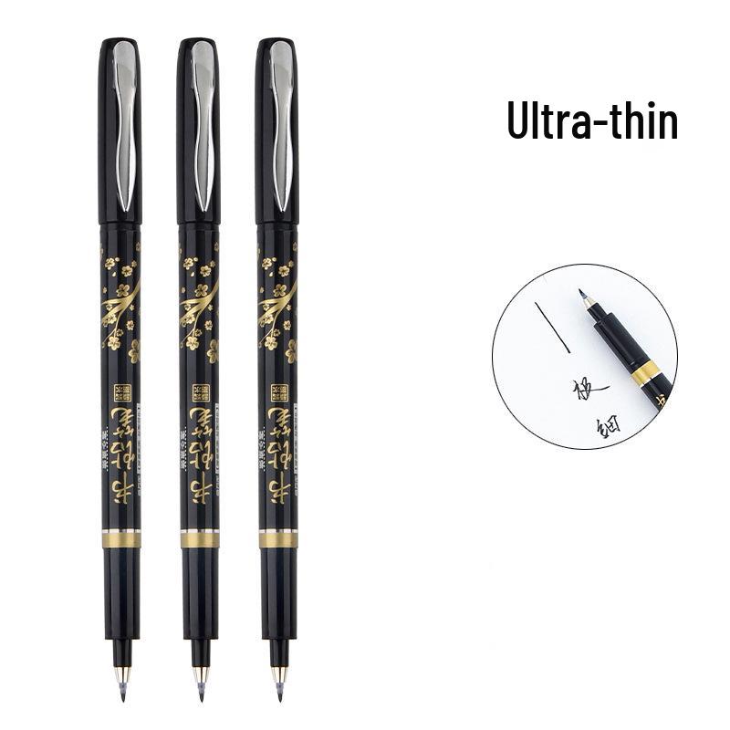 Golden Millennium Calligraphy Pen - Large, Medium, Small Tips for Students and Artists