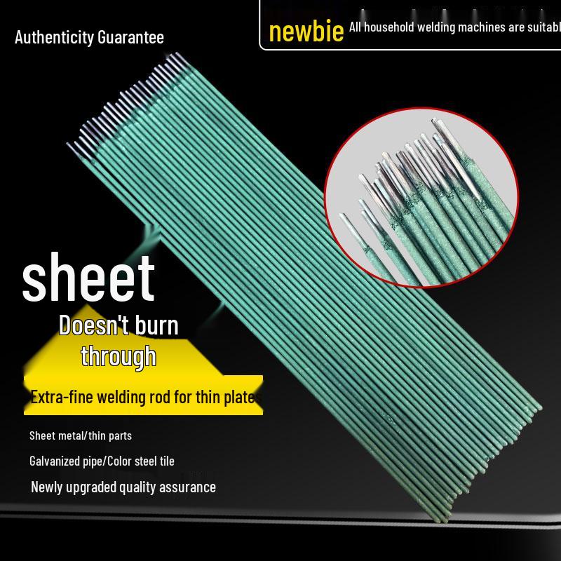 Extra Fine Green Welding Rod for Thin Iron, Galvanized Pipes, and Angle Iron Parts
