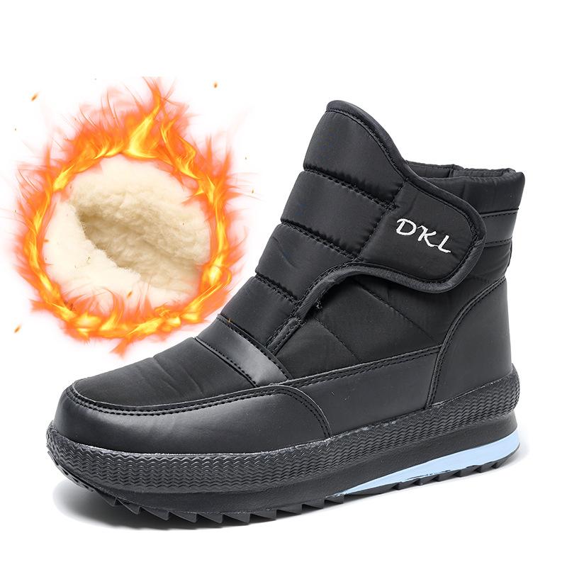 Winter Couples Cotton Boots Men Thickened Snow Boots High-top Casual Non-slip Warm Boots Women Ski Boots Plus Size 36