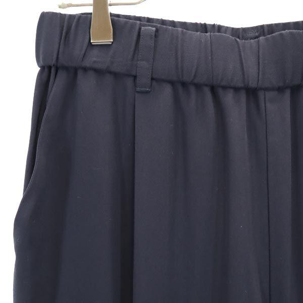 Y's for Living Made In Japan Saruel Pants Dark Blue Wide Roomwear Women Used