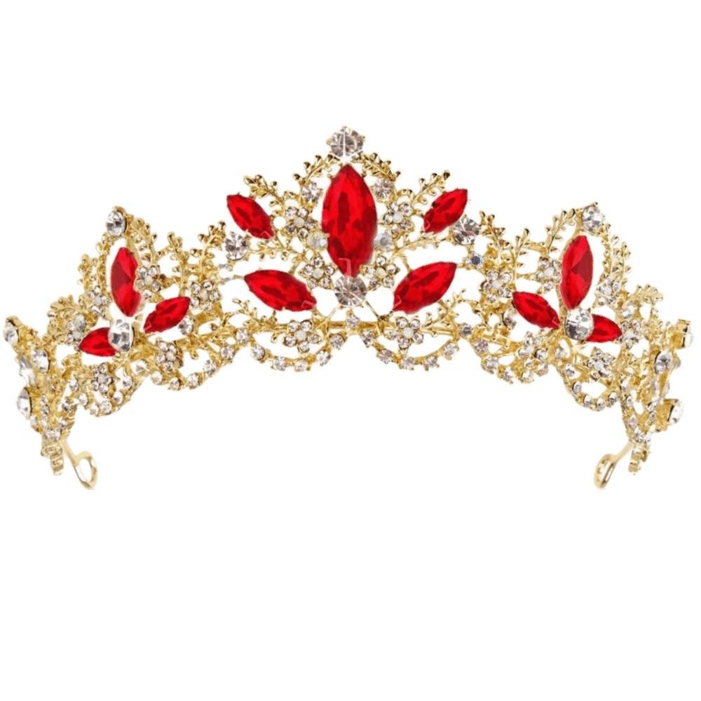 Elegant Bridal Princess Crown Luxury Rhinestone Diadem Women Hair Hoop  Wedding Hair Accessories