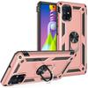 Dla Samsung Galaxy M51 M32 M02 M21 2021 Samochodowe Magnetyczne Etui na Telefon z Pierścieniem i Podstawką Tylna Pokrywa dla M31 M21 M01 M12