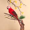 Artificial Simulation Foam Bird Creative Foam Feather Artificial Parrot Lawn Figurine Ornament Fake Animal Bird Home Ornament