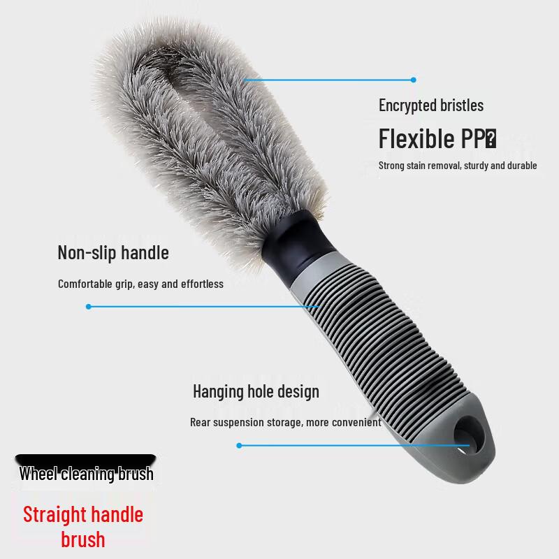 Car Wheel & Tire Cleaning Brush Set