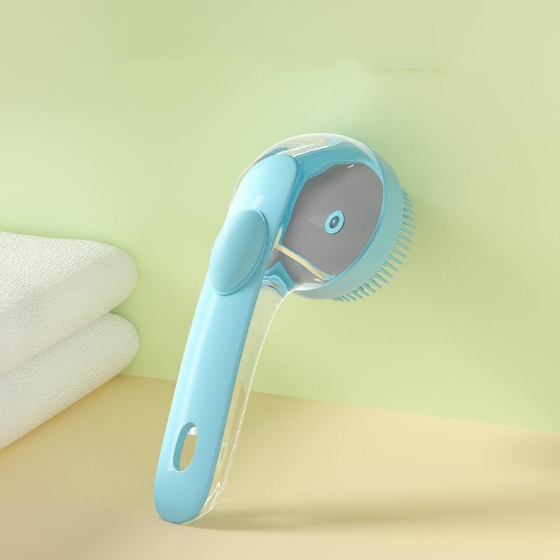 New Pet Brush Cat Bathing Silicone Massage Bath Scrubber Dog Grooming Shower Bubble Machine Easy Use Pet Cleaning Supplies